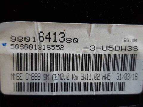 Foto 3ª: Cuadro de Instrumentos Peugeot Partner ACTIVE 100CV 73KW [BH02] (2016)