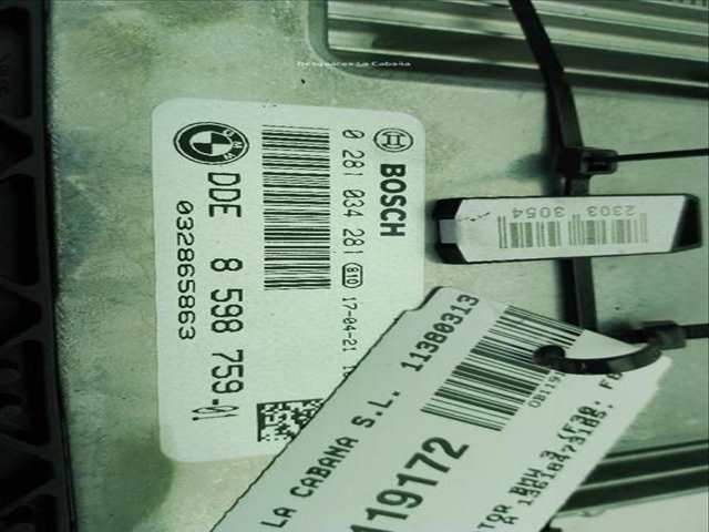 Foto 3ª: Centralita Motor ECU Bmw Serie 3 315 316 D [B47 D20 A] (2011)