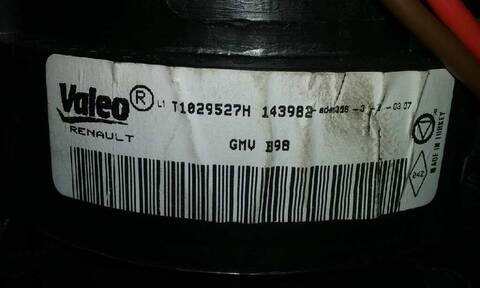 Foto 3ª: Calefacción Renault Clio DYNAMIQUE 90CV 66KW [K9KB6] (2013)