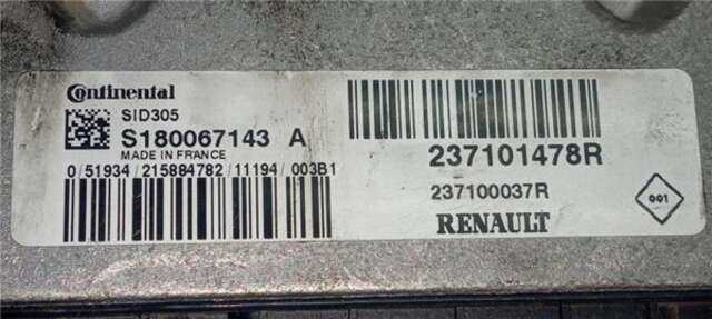 Centralita Motor ECU Renault Megane 1.5 BOSE EDITION [1.5 LTR. - 81 KW DCI DIESEL FAP] III BERLINA 5P (2008-_)