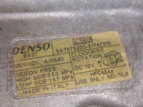 Compresor Aire Acondicionado Fiat Panda 1.2 D II 169) 188A4000