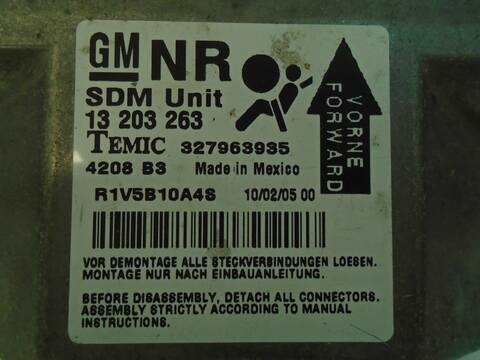 Foto 4ª: Centralita Airbag Opel Astra COSMO 105CV 77KW [Z16XEP] (2006)
