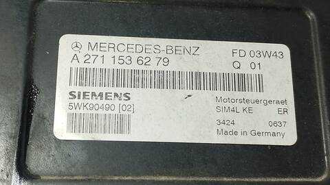Foto 4ª: Centralita Motor ECU Mercedes Clase C 160 200 COMPRESSOR 209.342) COUPE 163CV 120KW [M271940] (2003)