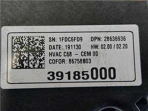 Foto 3ª: Mando Climatizador Opel Corsa 1.2 EDITION 101CV 74KW [HN05] (2020)