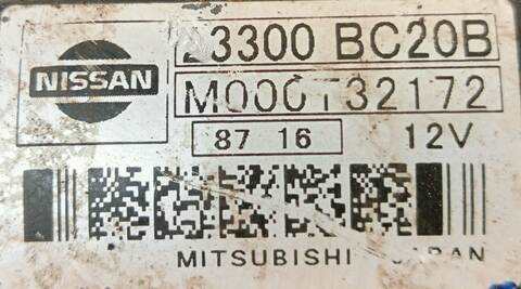 Foto 3ª: Motor de Arranque Nissan Qashqai 1.6 16V CAT 114CV (2007)