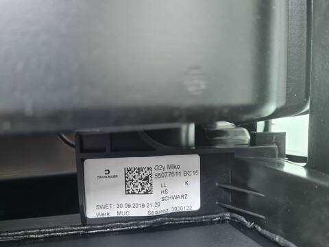 Foto 4ª: Consola Central Bmw Serie 3 315 318D M SPORT BERLINA 150CV 110KW [B47D20B] (2019)