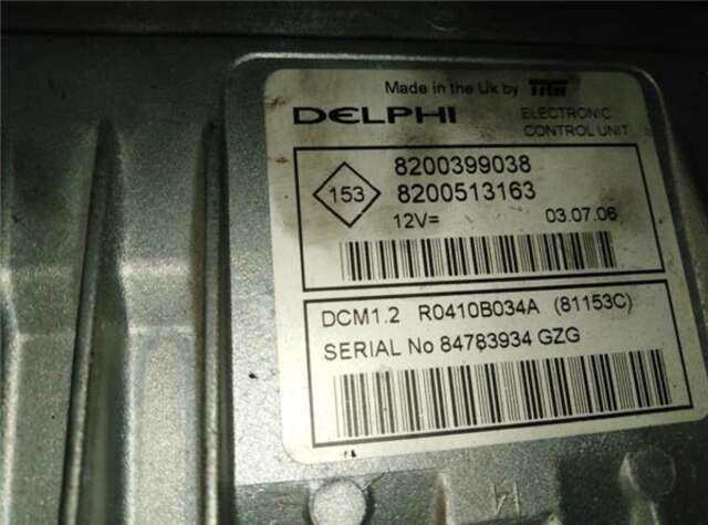 Centralita Motor ECU Renault Megane II CLASSIC BERLINA (2003-_)