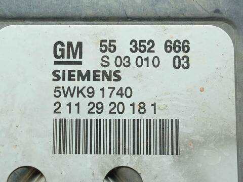 Foto 3ª: Centralita Motor ECU Opel Vectra 1.8 16V F68) 122CV 90KW [Z18XE] (2003)