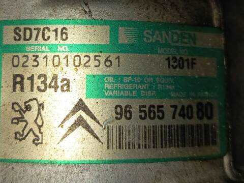 Foto 3ª: Compresor Aire Acondicionado Peugeot 407 2.0 HDI 135 6DRHRH 6DRHRE 6DRHRG 6DRHRJ) (2004)