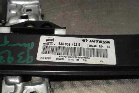 Foto 3ª: Elevalunas Manual Trasero Derecho Seat Ibiza COPA 105CV 77KW [CAYV] (2013)