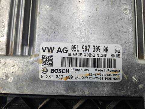 Foto 2ª: Centralita Motor ECU Volkswagen Golf LIFE 116CV 85KW [DTRD] (2023)