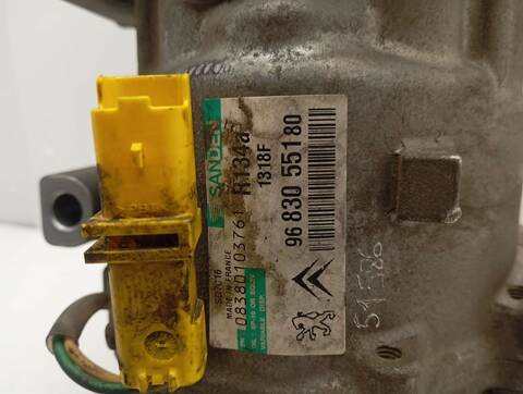 Foto 3ª: Compresor Aire Acondicionado Peugeot 407 2.0 16V HDI CAT RHR - DW10BTED4) 136CV 100KW (2007)