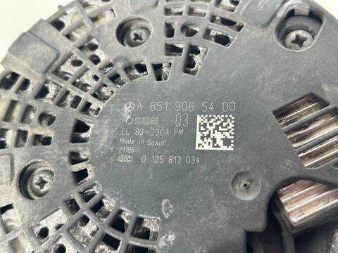 Foto 3ª: Alternador Mercedes Sprinter 2.2CDI 143 CV 105KW [651958] (2018)
