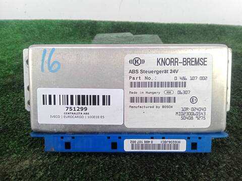 Centralita Abs Iveco Eurocargo 100E18 E5 130CV 177KW