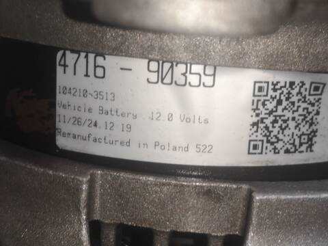 Foto 3ª: Alternador Ford Fiesta HHJB (2007)