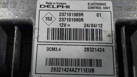 Foto 2ª: Centralita Motor ECU Renault Clio 1.5 DCI DIESEL CAT 75CV 55KW [K9K67] (2012)