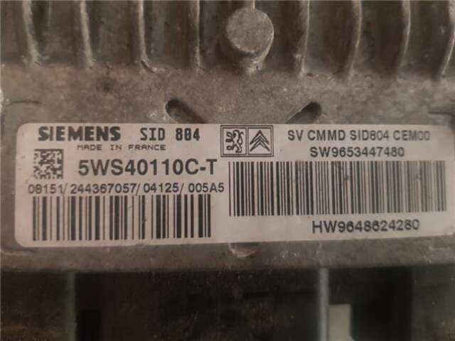 Foto 2ª: Centralita Motor ECU Citroen C3 1.4 HDI [8HX (DV4TD)]