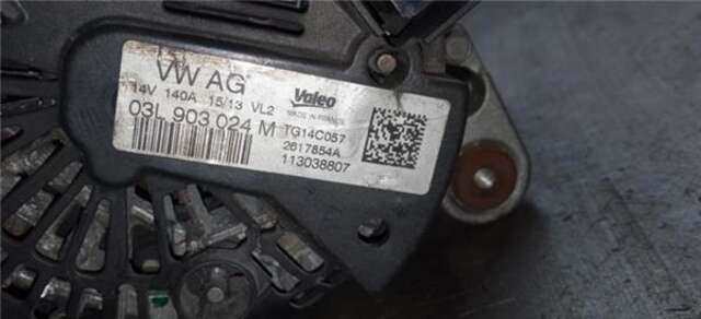 Alternador Seat Toledo 1.6 ERENCE [1.6 LTR. - 77 KW TDI]