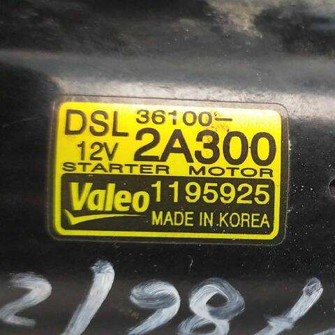 Motor de Arranque Hyundai ix20 1.4 CRDI 90CV
