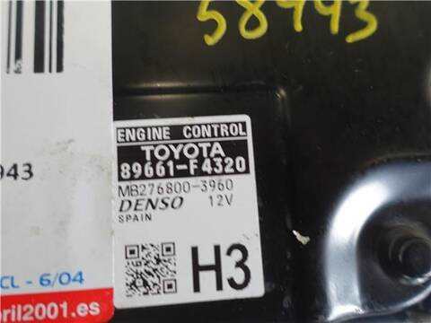 Foto 2ª: Centralita Motor ECU Toyota CHR HIBRIDO HYBRID ACTIVE [2ZR] (2020)