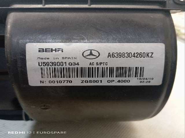 Foto 3ª: Ventilador de Calefacción Mercedes Vito 2.2 D CDI W639 [646980] (2010)