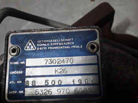 Foto 3ª: Turbocompresor Iveco Daily 2.8 DIESEL 84CV 62KW CAJA ABIERTA [8140.21] (1989)