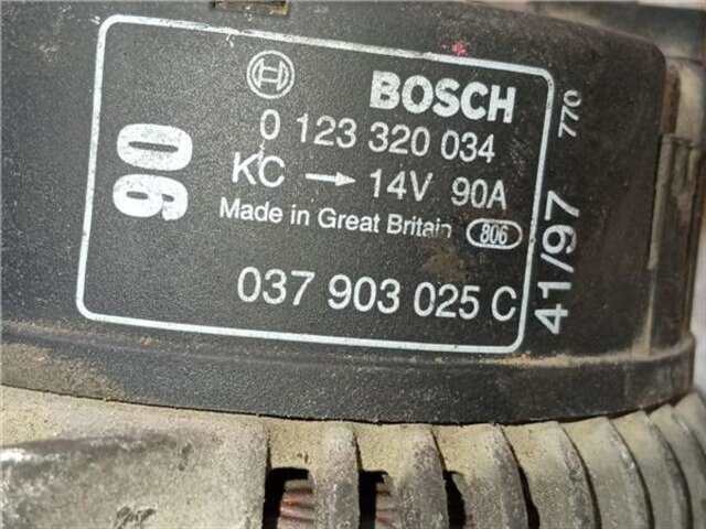 Alternador Audi A3 1.8 T AMBIENTE [1.8 LTR. - 110 KW 20V TURBO]