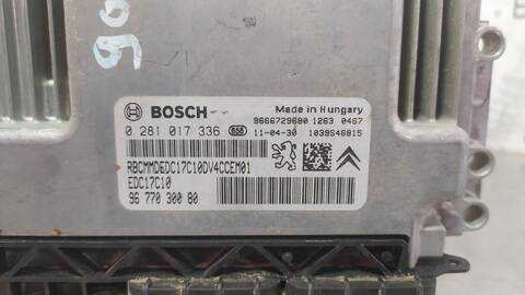 Foto 4ª: Centralita Motor ECU Citroen C3 BUSINESS 68CV 50KW [D-8HR] (2011)