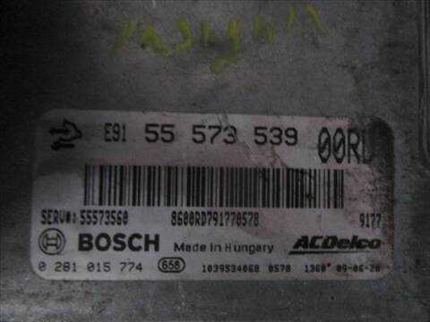 Foto 2ª: Centralita Motor ECU Opel Insignia 2.0 EDITION BERLINA 131CV 96KW [A 20 DTH] (2009)