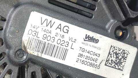 Foto 2ª: Alternador Volkswagen Caddy MAXI KOMBI BMT 102CV 75KW FURGON [DFS] (2016)