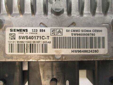 Foto 3ª: Centralita Motor ECU Peugeot 1007 8HZ (2005)