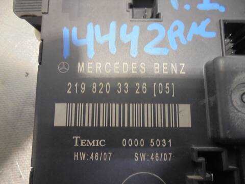 Foto 2ª: Modulo Confort BCM Mercedes Clase C 160 350 CGI 219.357) 292CV 215KW [M272985] (2008)