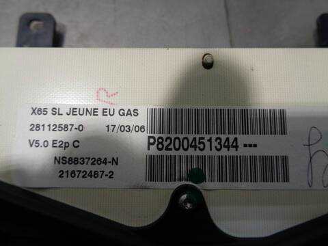 Foto 2ª: Cuadro de Instrumentos Renault Clio AUTHENTIQUE 68CV 50KW [K9K V7] (2007)