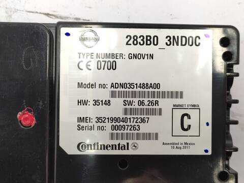 Foto 3ª: Centralita Motor ECU Nissan Leaf 109CV 80KW [EM61] (2012)