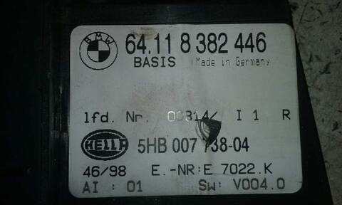 Foto 3ª: Mando Climatizador Bmw Serie 3 315 2.0 16V DIESEL CAT BERLINA 136CV 100KW [20-4D-1] (1998)
