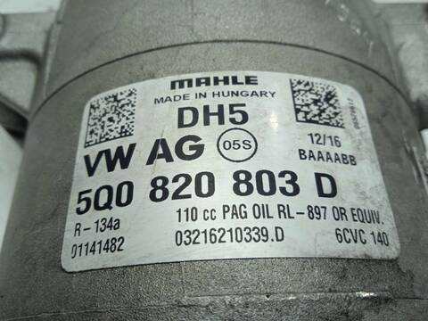 Foto 2ª: Compresor Aire Acondicionado Seat Leon ERENCE PLUS 110CV 81KW [CRL] (2016)