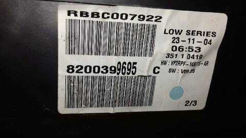 Foto 3ª: Cuadro de Instrumentos Renault Megane 1.9 DCI DIESEL 120CV 88KW FAMILIAR II FAMILIAR [F9QB8] (2005)