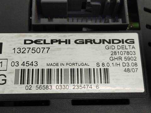 Foto 3ª: Pantalla Multifuncion Opel Astra 1.7 16V CDTI 101CV 74KW [Z17DTH] (2008)