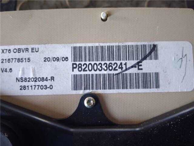 Foto 3ª: Cuadro de Instrumentos Renault Kangoo 1.5 AUTHENTIQUE [1.5 LTR. - 48 KW DCI DIESEL] [K9K B7]