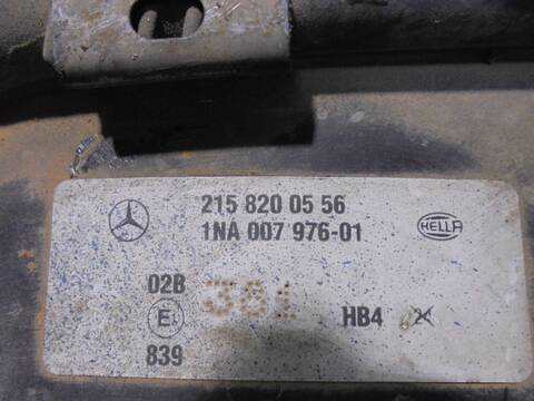 Foto 3ª: Faro Antiniebla Delantero Izquierdo Mercedes Clase C 160 C 220 CDI 203.706) COUPE 143CV 105KW [611962] (2002)