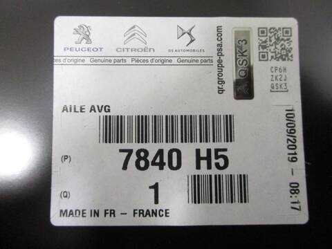 Foto 2ª: Aleta Delantera Izquierda Peugeot Partner VERSION INDEFINIDA (1998)