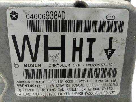 Foto 3ª: Centralita Airbag Jeep Grand Cherokee 3.0 CRD 218CV 160KW [EXL] (2005)
