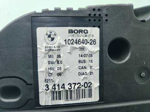 Foto 3ª: Cuadro de Instrumentos Bmw X3 2.0D 150CV 110KW [M47N204D4] (2005)