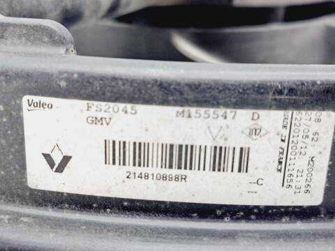 Foto 3ª: Electroventilador Renault Scenic DYNAMIQUE 110CV 81KW [K9K A6] (2012)