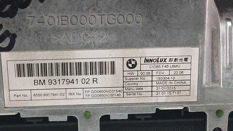 Foto 3ª: Sistema GPS Bmw Serie 2 218 G I ACTIVE TOURER [B38A15A] (2015)