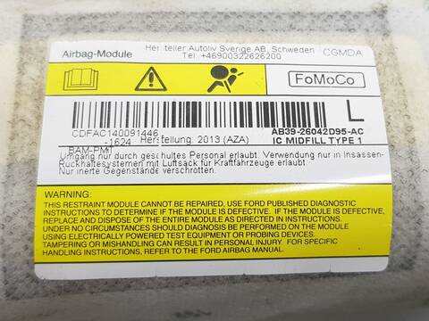Foto 3ª: Airbag Cortina Delantero Izquierdo Ford Ranger DOPPELKABINE 4X4 XL (2011)