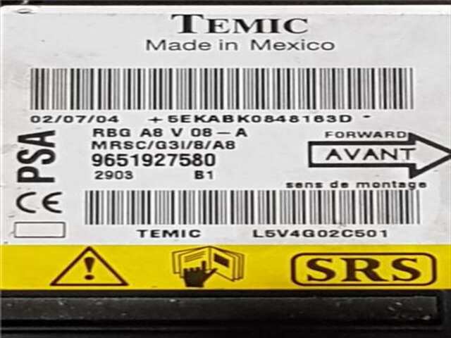 Foto 2ª: Centralita Airbag Citroen C3 1.1 I [HFX (TU1JP)]