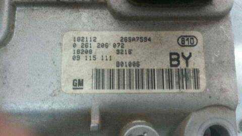 Foto 3ª: Centralita Motor ECU Opel Corsa 1.0 12V CAT Z 10 XE - LW3) 58CV 43KW (2000)