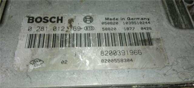 Centralita Motor ECU Renault Scenic 1.9 AUTHENTIQUE [1.9 LTR. - 88 KW DCI DIESEL] (JM)(2003-_)