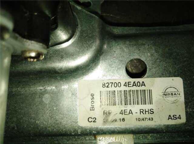 Elevalunas Eléctrico Trasero Derecho Nissan Qashqai 1.6DCI